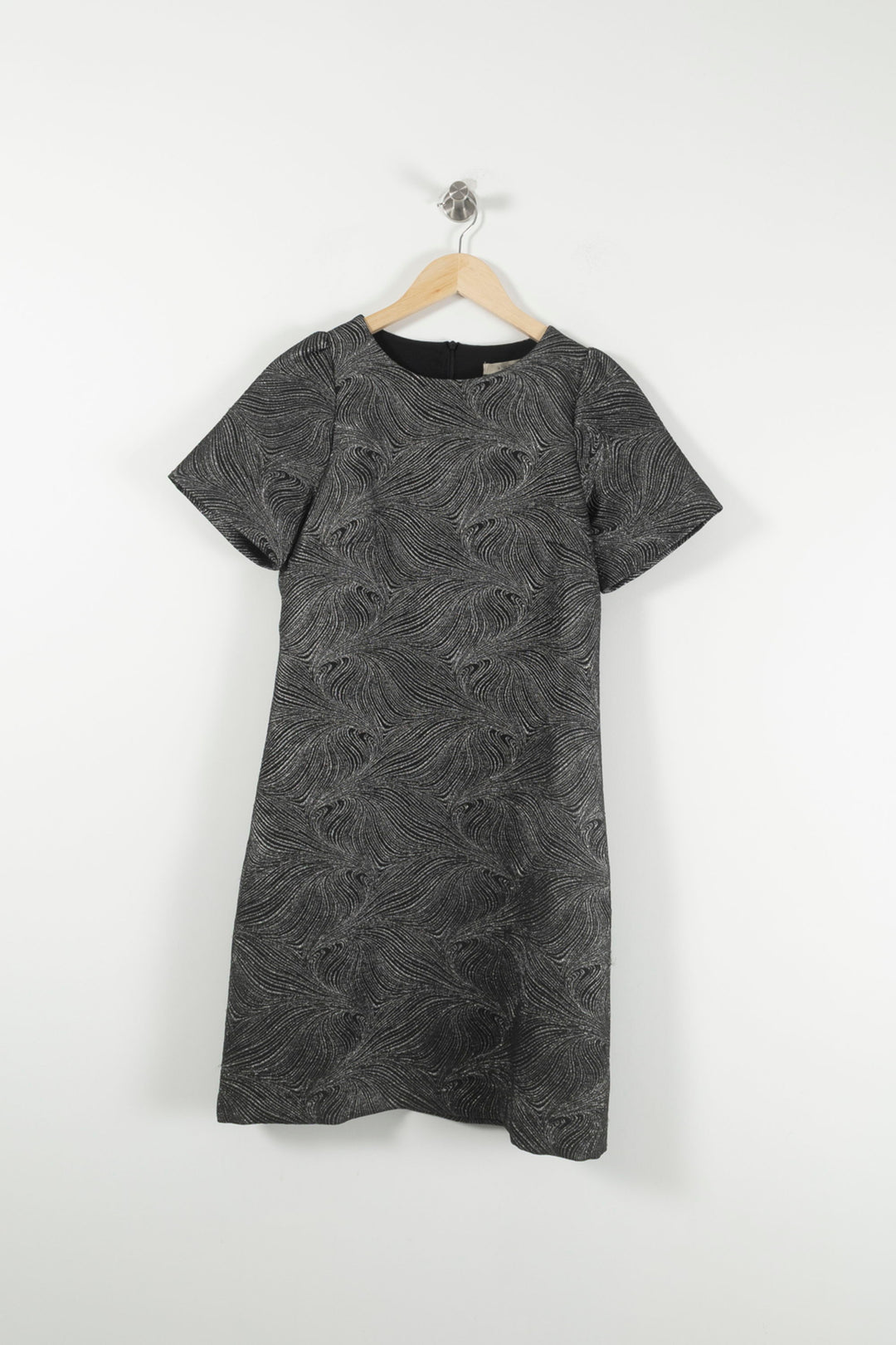 Robe Droite Grise - Taille S/36 de la marque La Fée Maraboutée | PARAD89909 - Vendu par Paradigme - Image 2