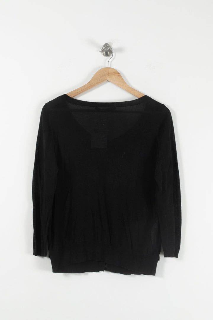 Cardigan Noir et Blanc - Taille L/40 de la marque Comptoir des Cotonniers | PARAD89914 - Vendu par Paradigme - Image 4
