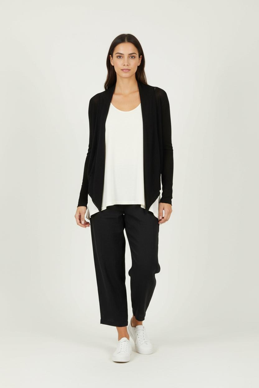 Cardigan Noir - Taille S/36 de la marque Comptoir des Cotonniers | PARAD89916 - Vendu par Paradigme - Image 1