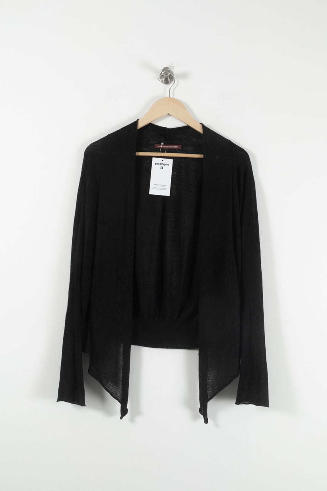 Cardigan Noir - Taille S/36 de la marque Comptoir des Cotonniers | PARAD89916 - Vendu par Paradigme - Image 2