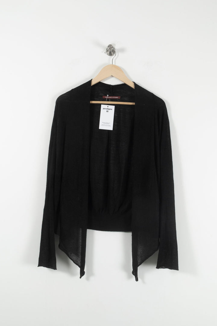 Cardigan Noir - Taille S/36 de la marque Comptoir des Cotonniers | PARAD89916 - Vendu par Paradigme - Image 2