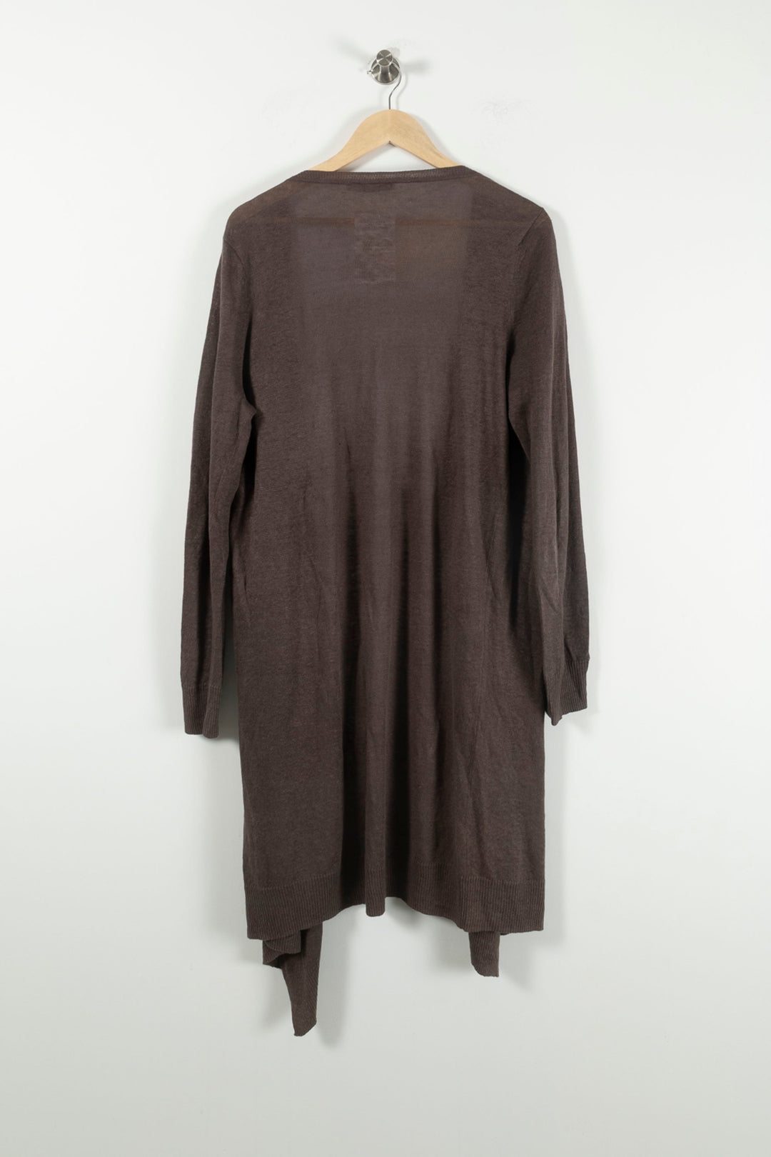 Gilet Long Marron - Taille M/38 de la marque Kookai | PARAD89918 - Vendu par Paradigme - Image 4