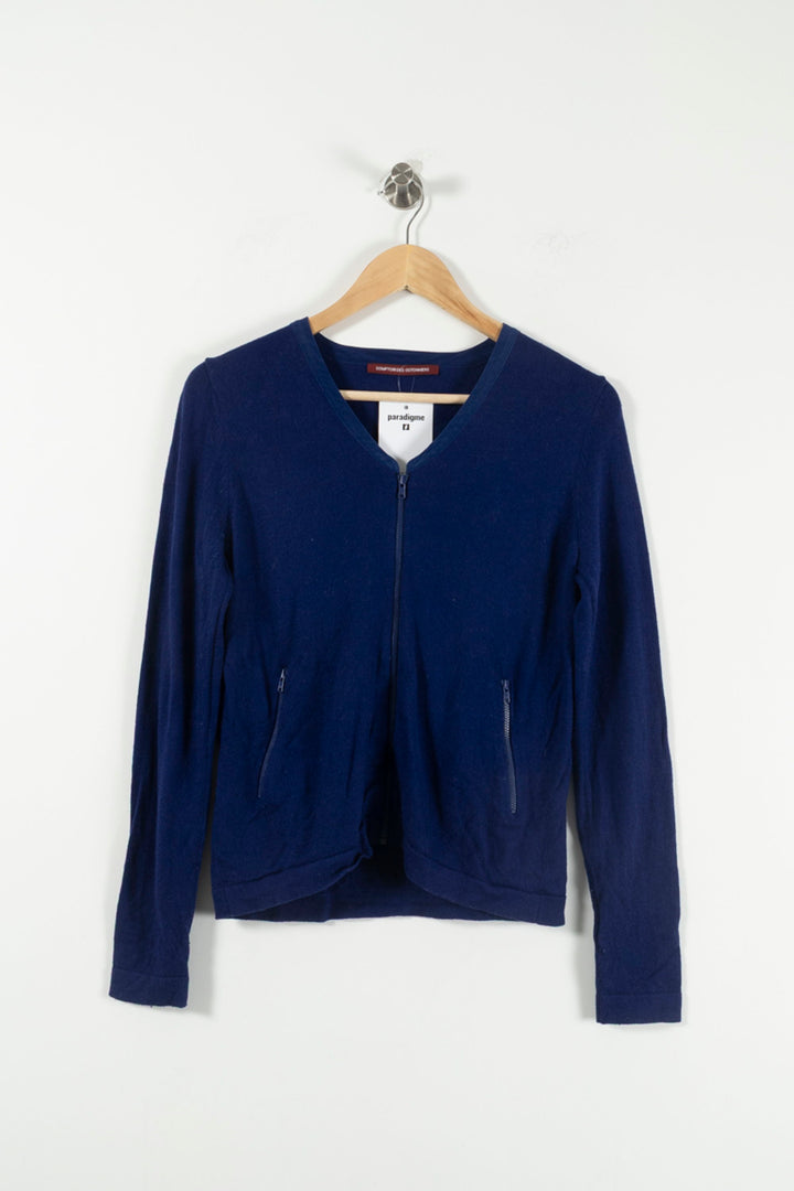 Gilet Bleu - Taille M/38 de la marque Comptoir des Cotonniers | PARAD89930 - Vendu par Paradigme - Image 2