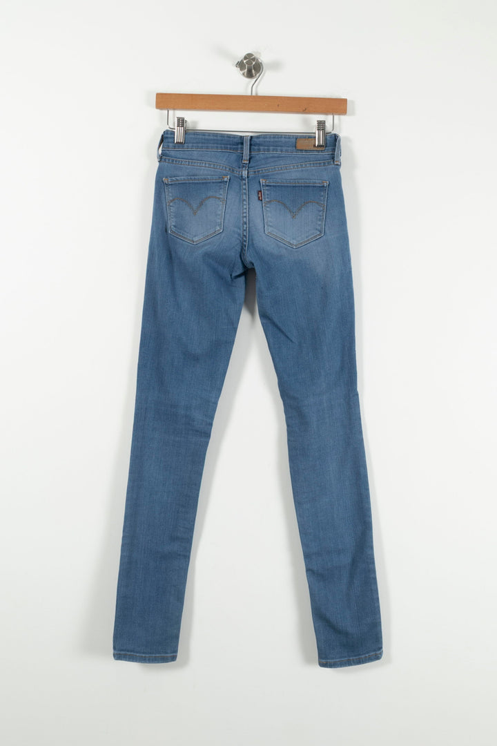 Jean Slim Bleu - Taille XS/34 de la marque Levi's | PARAD89933 - Vendu par Paradigme - Image 4