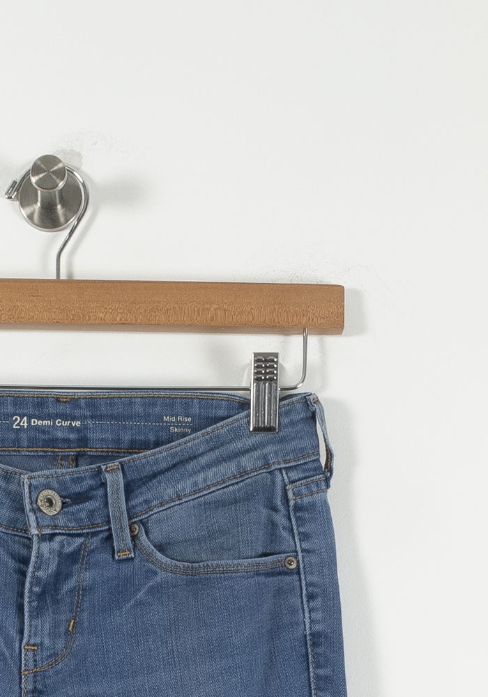 Jean Slim Bleu - Taille XS/34 de la marque Levi's | PARAD89933 - Vendu par Paradigme - Image 3