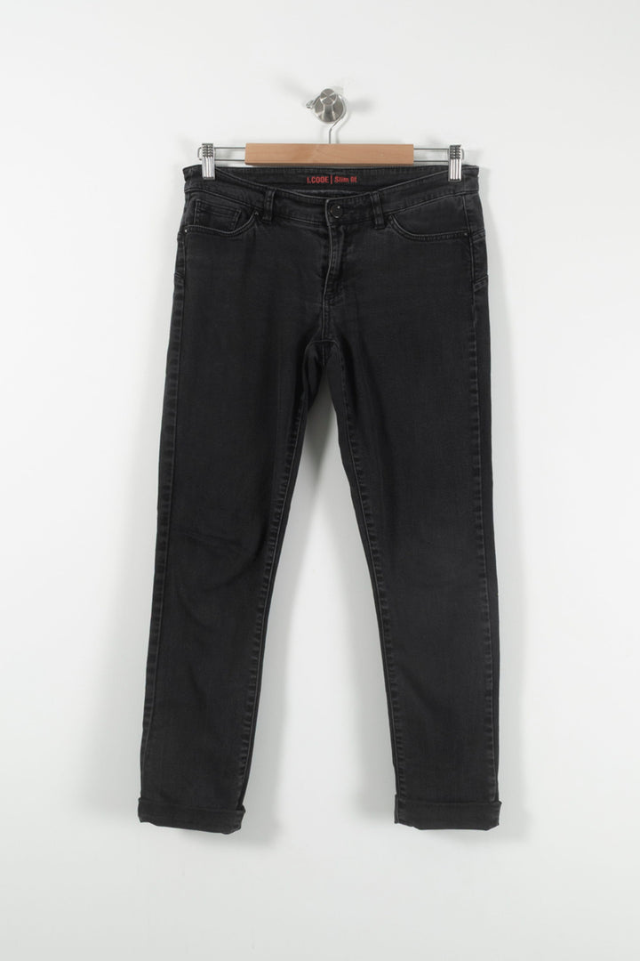Jean Noir - Taille M/38 de la marque I.Code | PARAD89935 - Vendu par Paradigme - Image 2