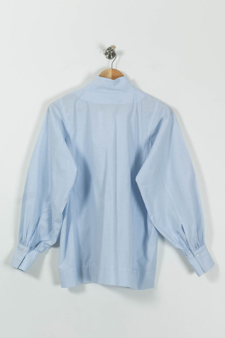 Blouse Bleue - Taille M/38 de la marque La Fée Maraboutée | PARAD89942 - Vendu par Paradigme - Image 4