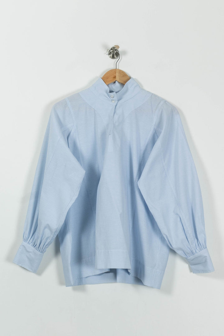 Blouse Bleue - Taille M/38 de la marque La Fée Maraboutée | PARAD89942 - Vendu par Paradigme - Image 2