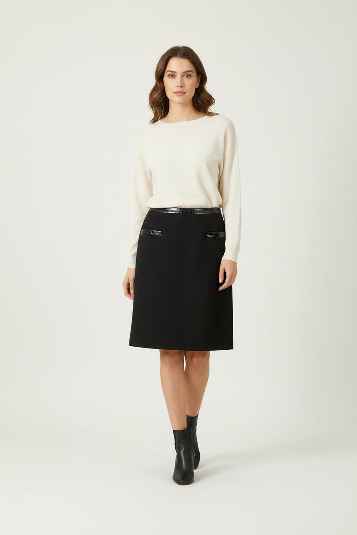 Jupe Courte Noire - Taille S/36 de la marque Maison 123 | PARAD89943 - Vendu par Paradigme - Image 1