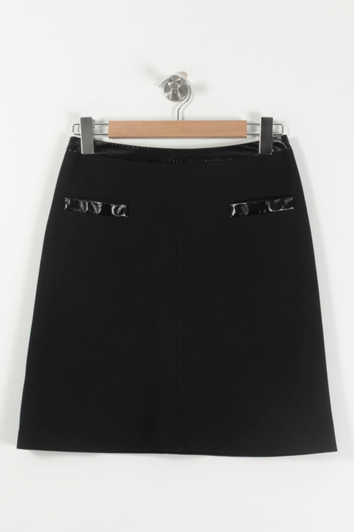 Jupe Courte Noire - Taille S/36 de la marque Maison 123 | PARAD89943 - Vendu par Paradigme - Image 2