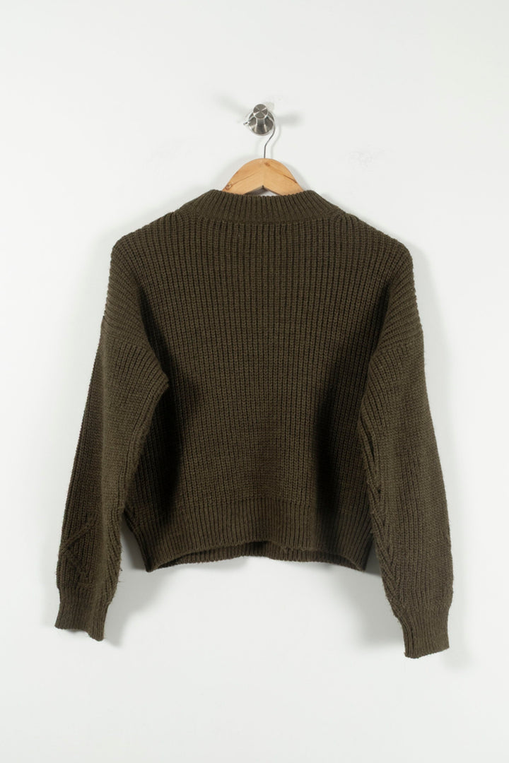 Pull Vert - Taille XS/34 de la marque La Fée Maraboutée | PARAD89944 - Vendu par Paradigme - Image 4