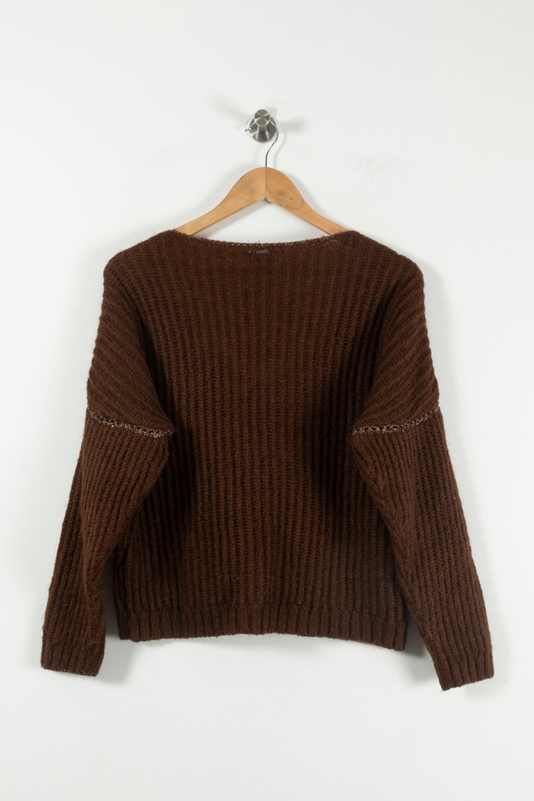 Pull Marron - Taille S/36 de la marque IKKS | PARAD89947 - Vendu par Paradigme - Image 4