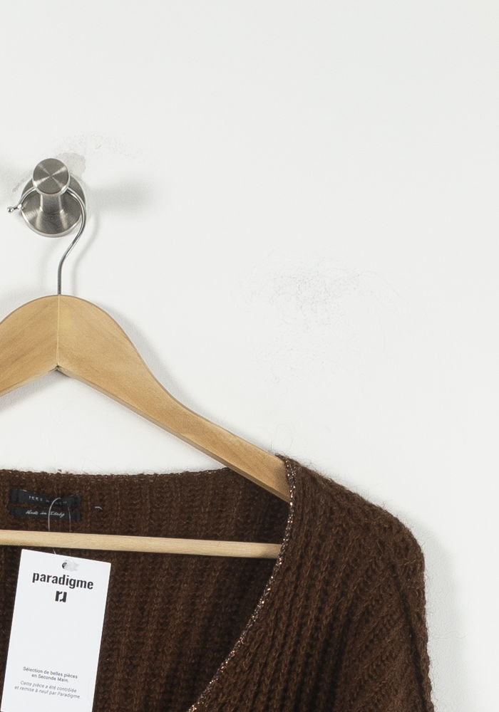 Pull Marron - Taille S/36 de la marque IKKS | PARAD89947 - Vendu par Paradigme - Image 3