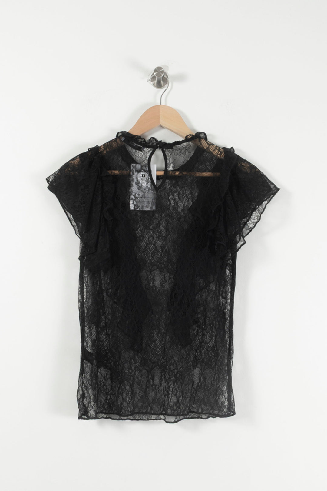 Blouse Noire - Taille XS/34 de la marque ZAPA | PARAD89949 - Vendu par Paradigme - Image 4