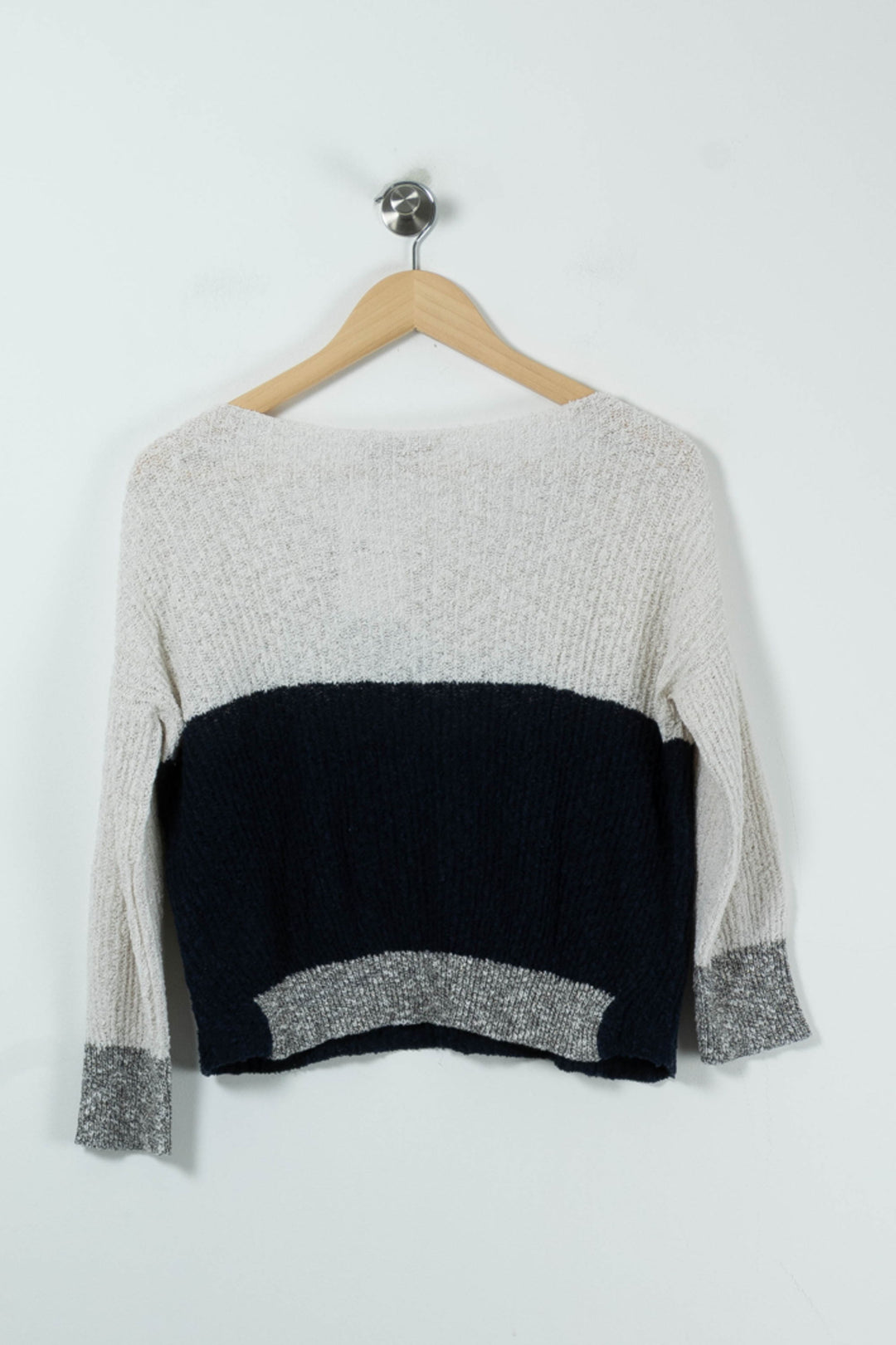 Pull Bleu et Blanc - Taille L/40 de la marque La Fée Maraboutée | PARAD89955 - Vendu par Paradigme - Image 4