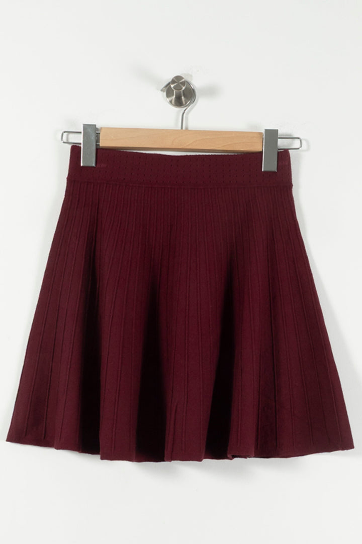 Jupe Plissée Bordeaux - Taille T.U. de la marque Petite Mendigote | PARAD89977 - Vendu par Paradigme - Image 2