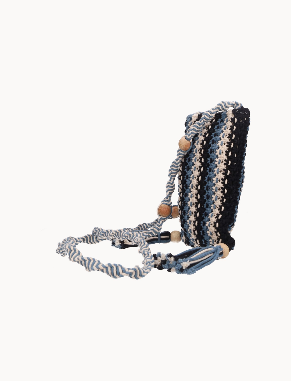 Pochette Bleu Noir et Écru - Taille T.U. de la marque Petite Mendigote | PARAD89978 - Vendu par Paradigme - Image 4