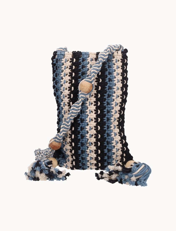 Pochette Bleu Noir et Écru - Taille T.U. de la marque Petite Mendigote | PARAD89978 - Vendu par Paradigme - Image 3