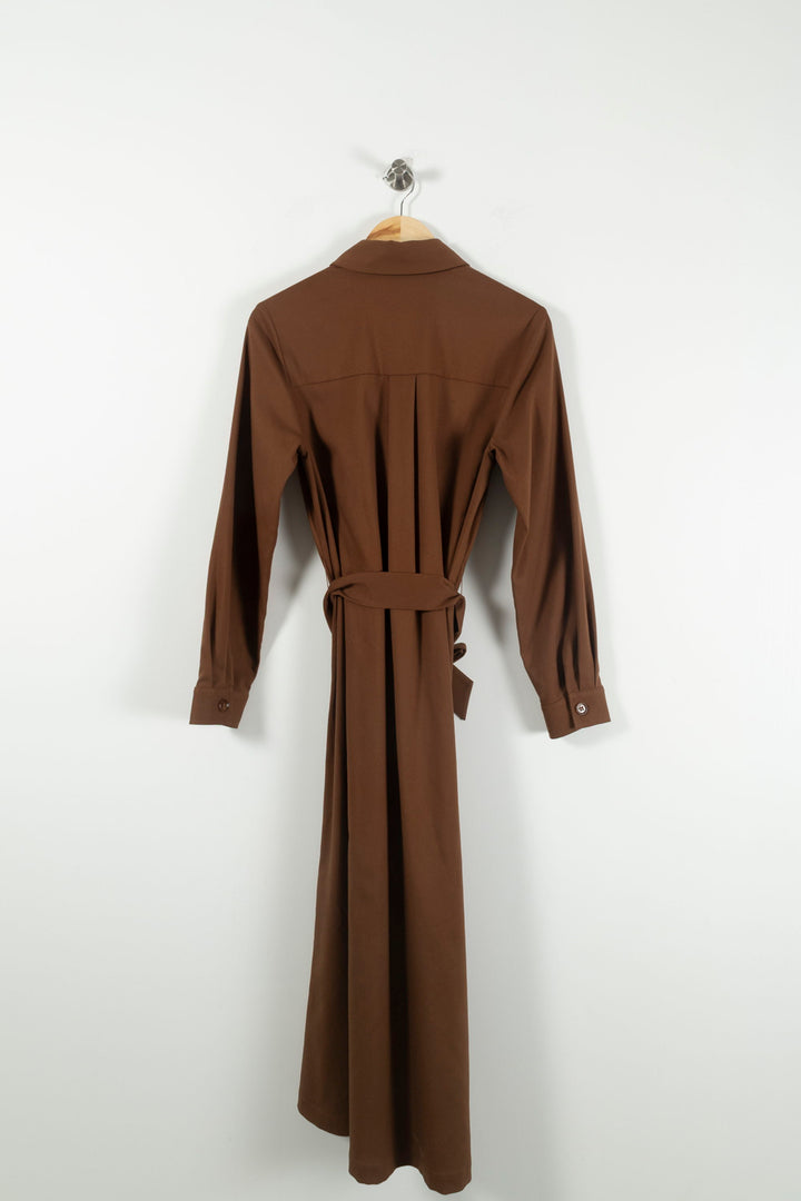 Robe longue marron - Taille S/36 de la marque Petite Mendigote | PARAD89982 - Vendu par Paradigme - Image 4