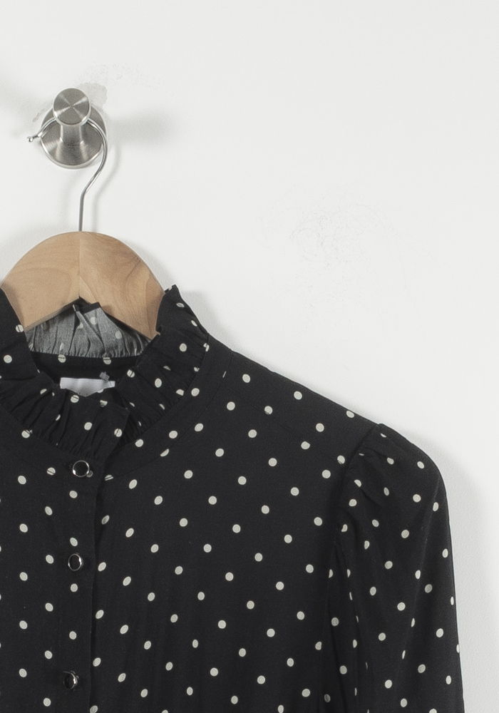 Robe Longue Noire et Blanche - Taille S/36 de la marque Petite Mendigote | PARAD89988 - Vendu par Paradigme - Image 3
