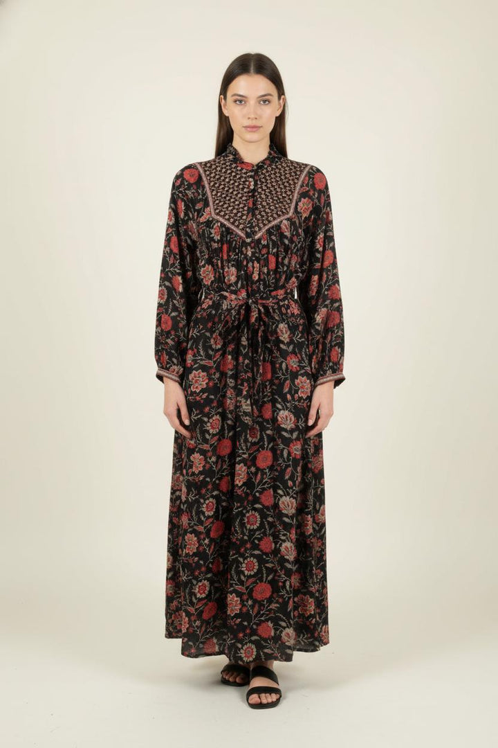 Robe Longue Noire et Rouge - Taille T.U. de la marque Petite Mendigote | PARAD89989 - Vendu par Paradigme - Image 1