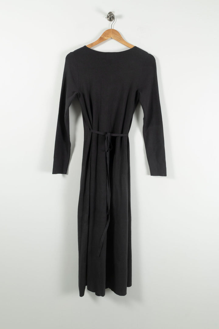 Robe Portefeuille Grise - Taille S/36 de la marque Petite Mendigote | PARAD89991 - Vendu par Paradigme - Image 4