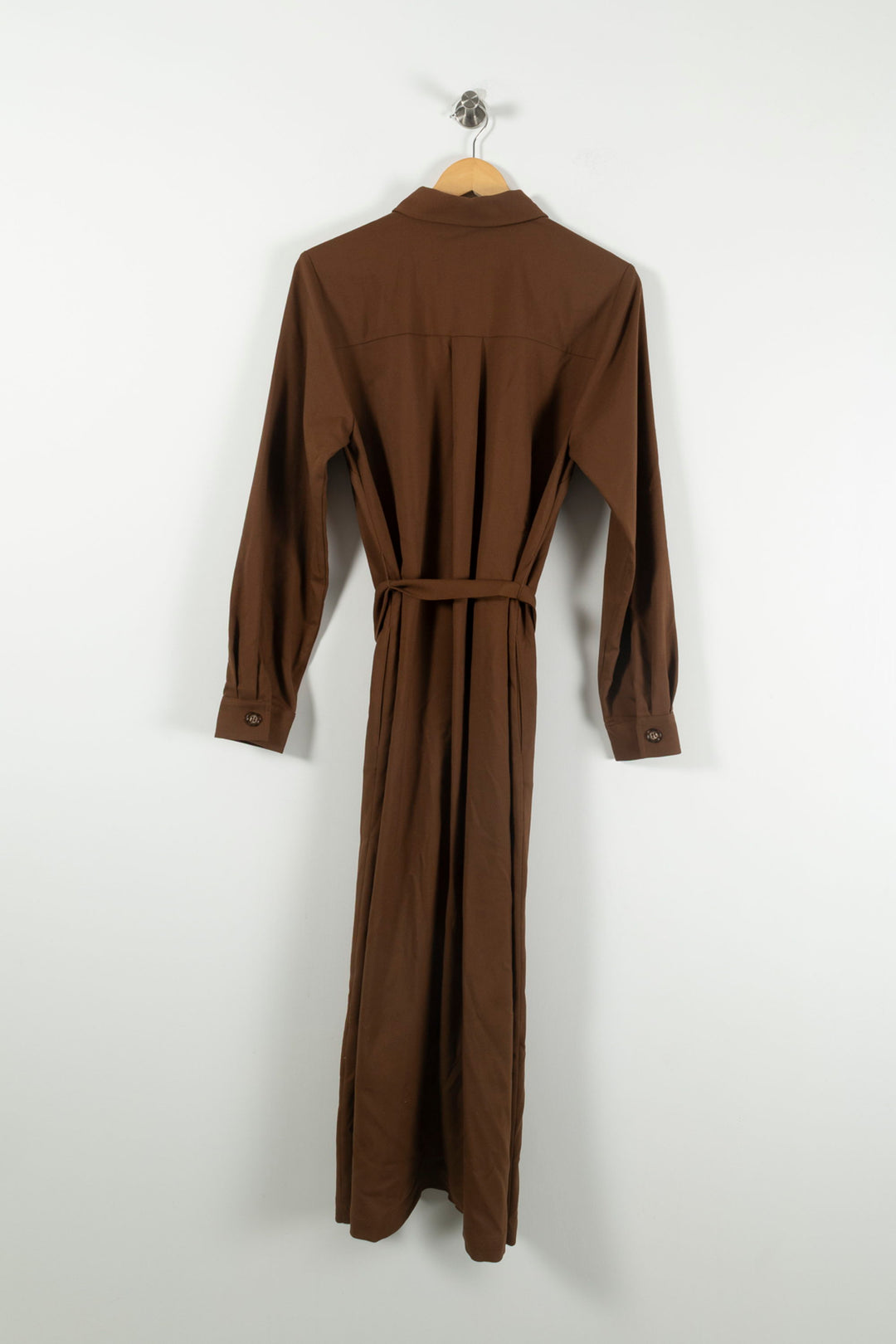 Robe Chemise Marron - Taille S/36 de la marque Petite Mendigote | PARAD89992 - Vendu par Paradigme - Image 4