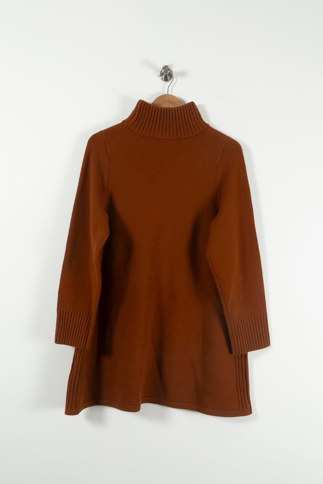 Robe Pull Marron - Taille S/36 de la marque Petite Mendigote | PARAD89993 - Vendu par Paradigme - Image 4