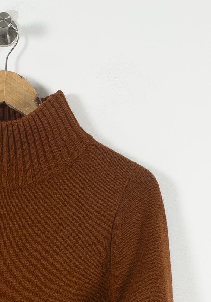 Robe Pull Marron - Taille S/36 de la marque Petite Mendigote | PARAD89993 - Vendu par Paradigme - Image 3