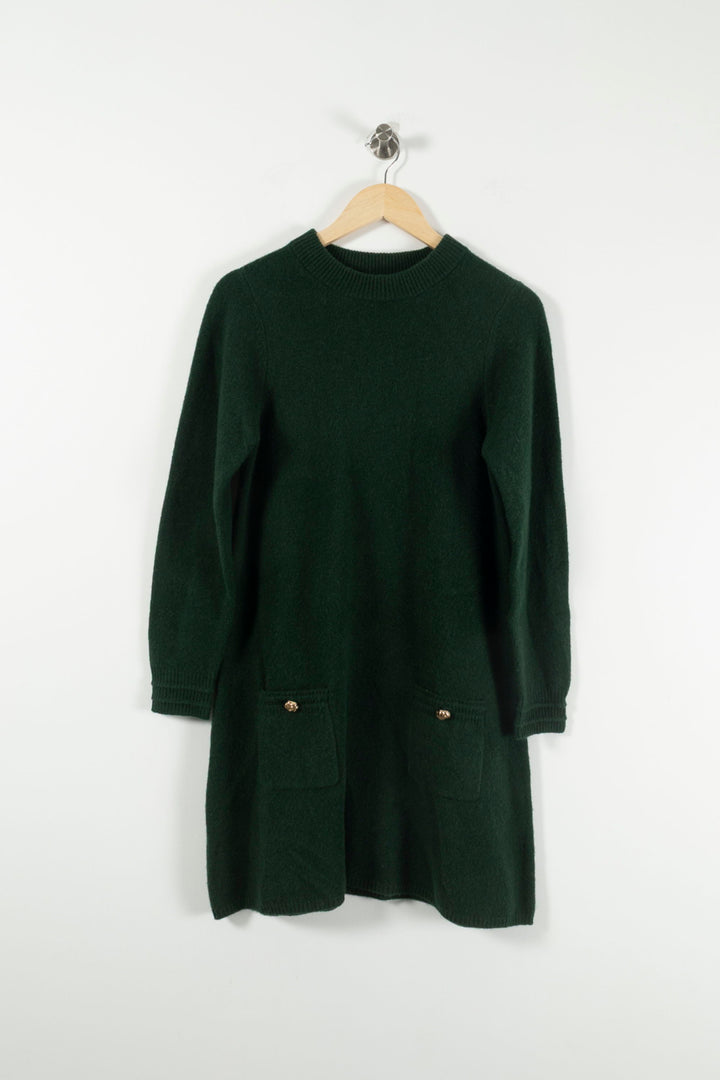 Robe Pull Verte - Taille T.U. de la marque Petite Mendigote | PARAD89994 - Vendu par Paradigme - Image 2