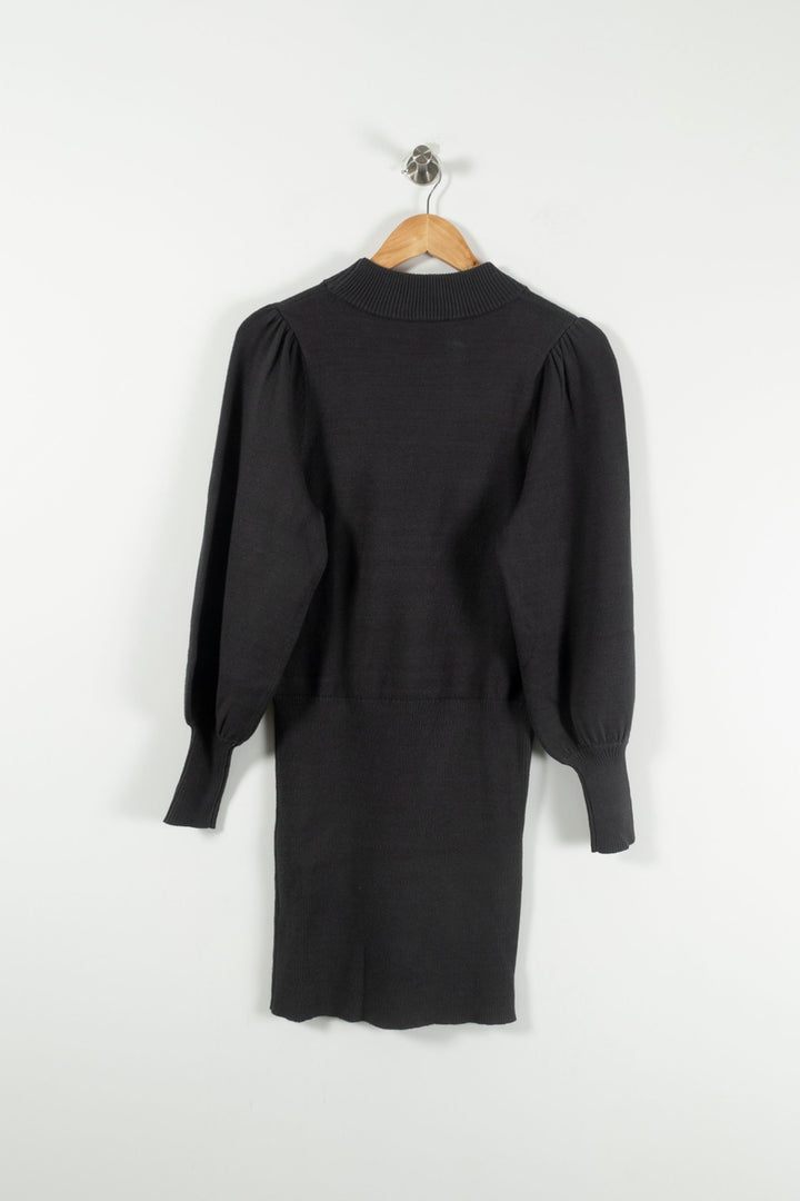 Robe Pull Grise - Taille S/36 de la marque Petite Mendigote | PARAD89998 - Vendu par Paradigme - Image 4