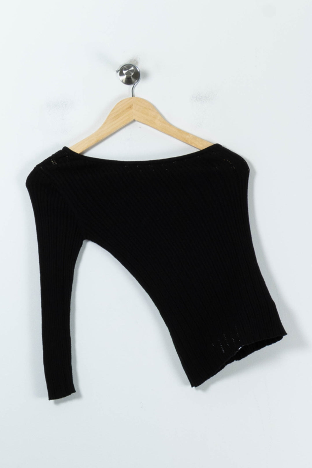 Top Asymétrique Noir - Taille S/36 de la marque Petite Mendigote | PARAD90000 - Vendu par Paradigme - Image 2