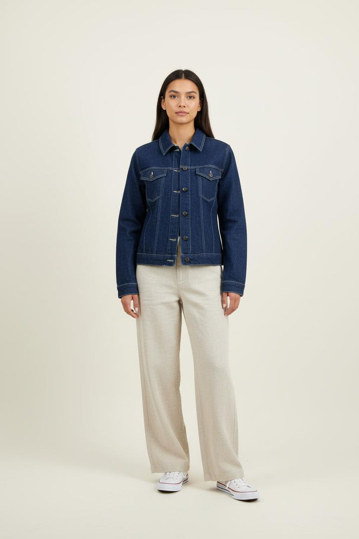 Veste en Jean Bleue - Taille XS/34 de la marque Karl Marc John | PARAD90005 - Vendu par Paradigme - Image 1