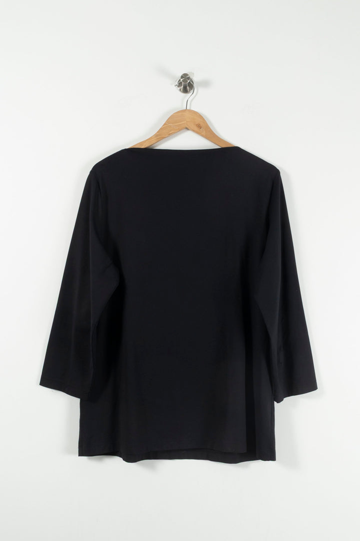 Tunique Noire - Taille XXL/44 de la marque Marina Rinaldi | PARAD90007 - Vendu par Paradigme - Image 4