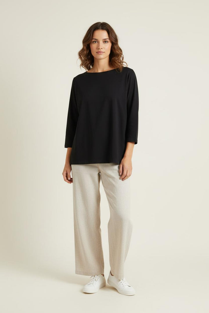 Tunique Noire - Taille XXL/44 de la marque Marina Rinaldi | PARAD90007 - Vendu par Paradigme - Image 1