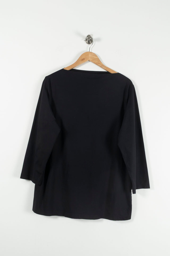 Tunique Noire - Taille XXL/44 de la marque Marina Rinaldi | PARAD90007 - Vendu par Paradigme - Image 2