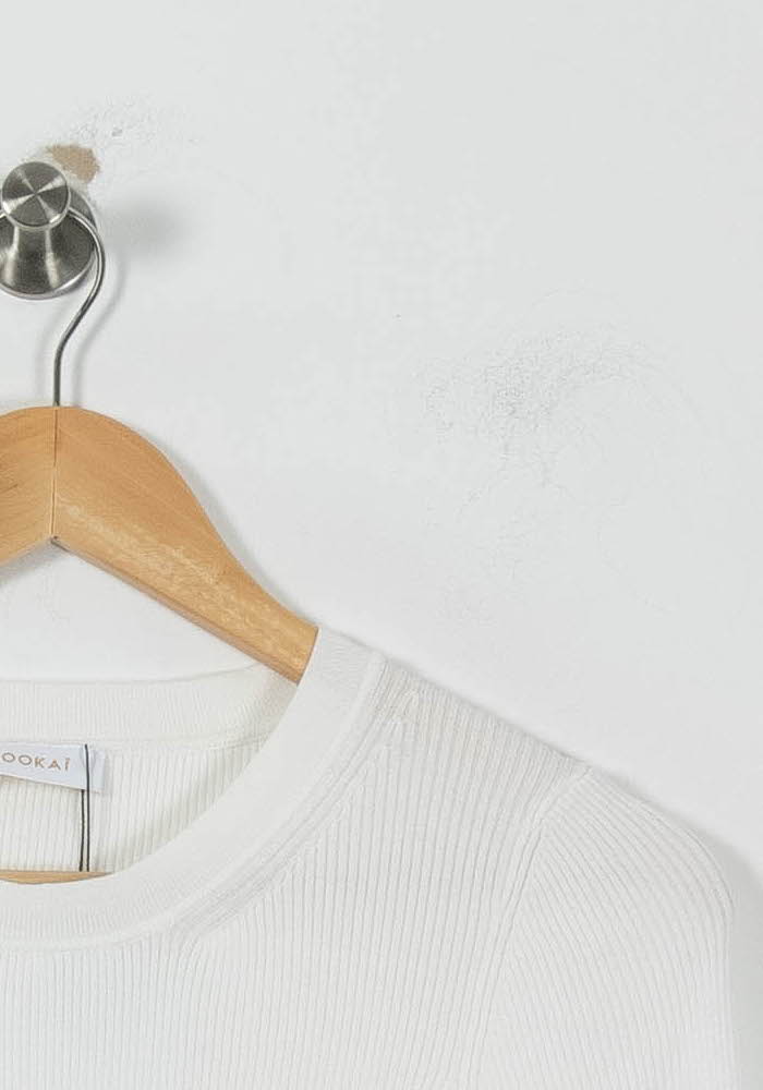 Pull Blanc - Taille L/40 de la marque Kookai | PARAD90008 - Vendu par Paradigme - Image 3