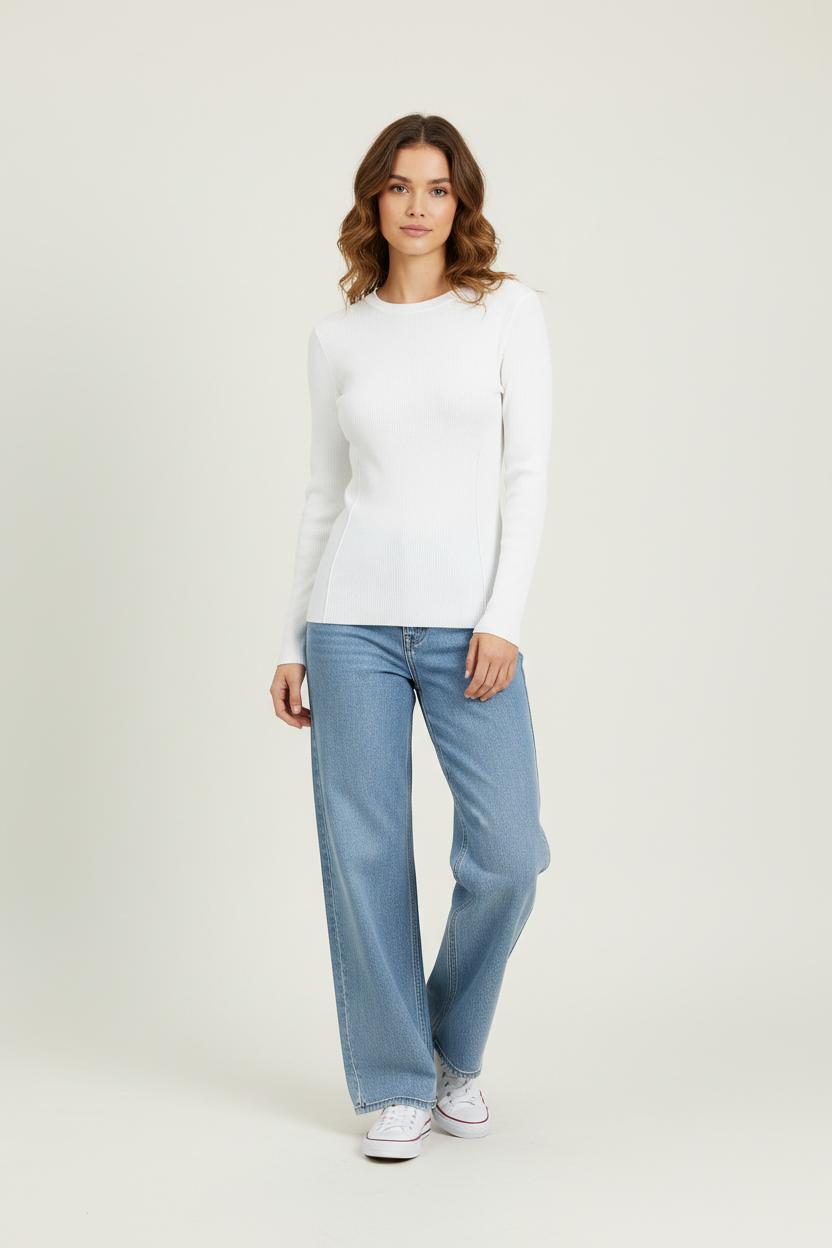 Pull Blanc - Taille L/40 de la marque Kookai | PARAD90008 - Vendu par Paradigme - Image 1
