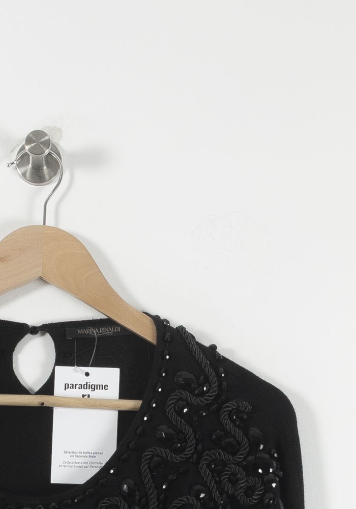 Pull Noir - Taille XXXL/46 de la marque Marina Rinaldi | PARAD90009 - Vendu par Paradigme - Image 3