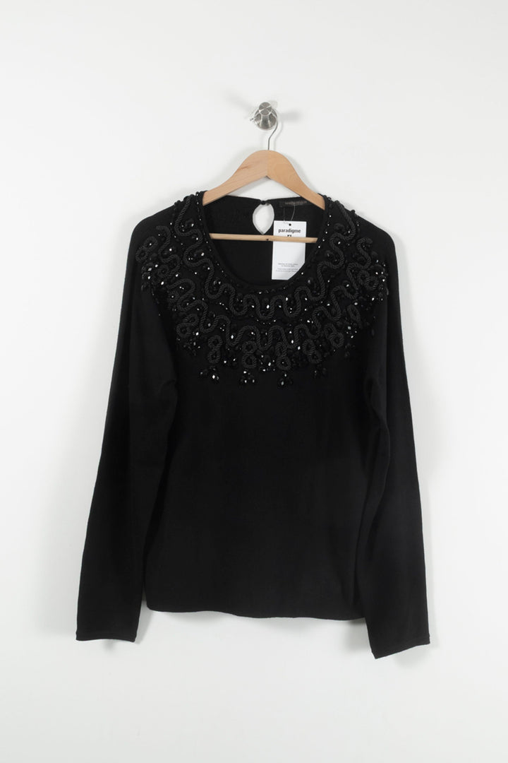 Pull Noir - Taille XXXL/46 de la marque Marina Rinaldi | PARAD90009 - Vendu par Paradigme - Image 2