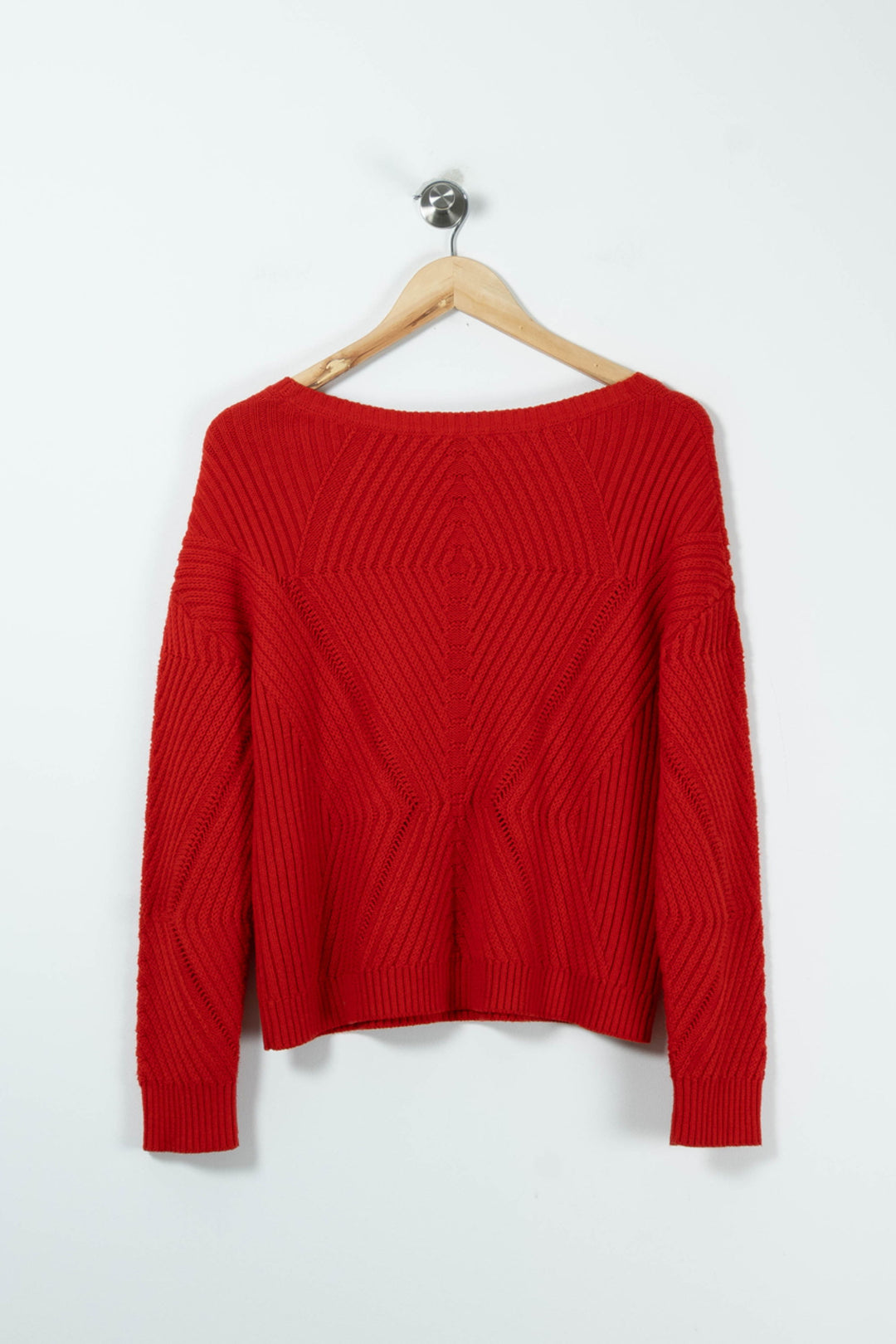 Pull Rouge - Taille XS/34 de la marque ZAPA | PARAD90010 - Vendu par Paradigme - Image 4