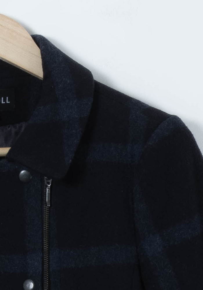 Manteau Bleu Marine - Taille L/40 de la marque Caroll | PARAD90013 - Vendu par Paradigme - Image 3