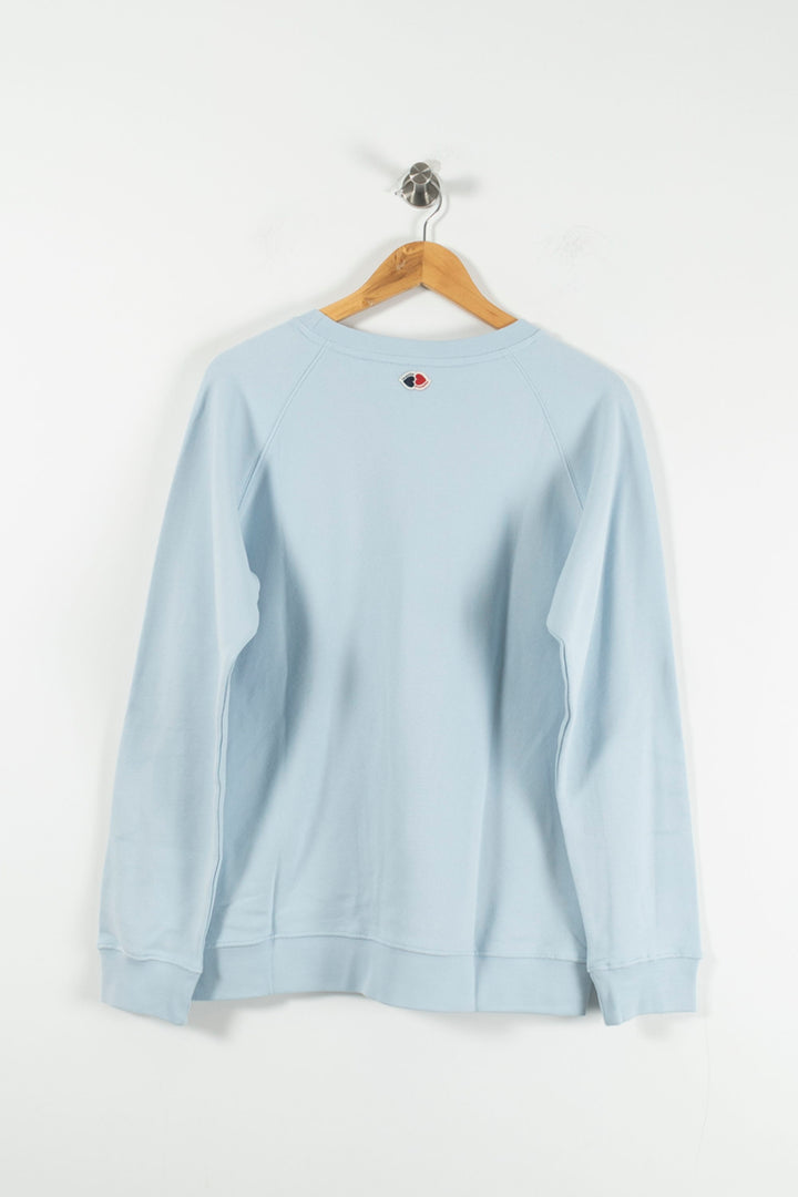 Sweat-shirt Bleu Clair - Taille L/40 de la marque La Française | PARAD90014 - Vendu par Paradigme - Image 4
