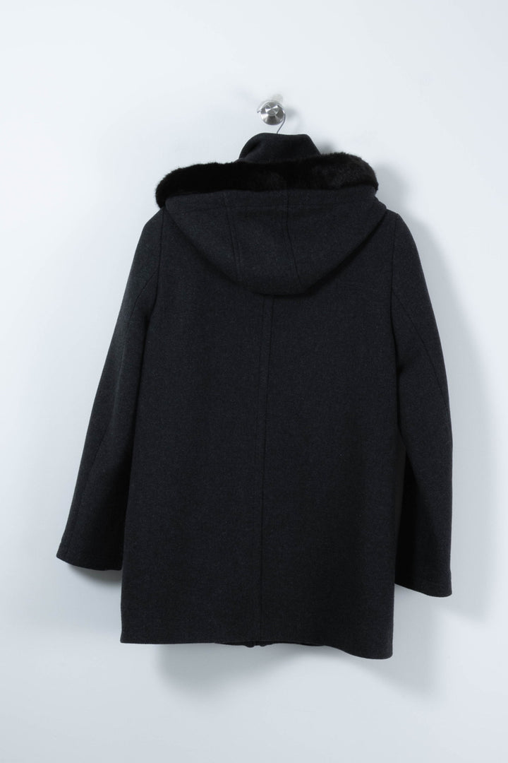 Duffle-coat Gris - Taille L/40 de la marque Caroll | PARAD90015 - Vendu par Paradigme - Image 4