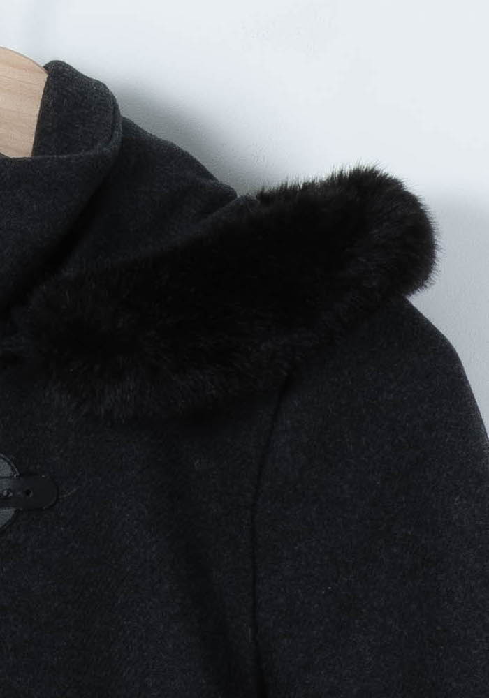 Duffle-coat Gris - Taille L/40 de la marque Caroll | PARAD90015 - Vendu par Paradigme - Image 3