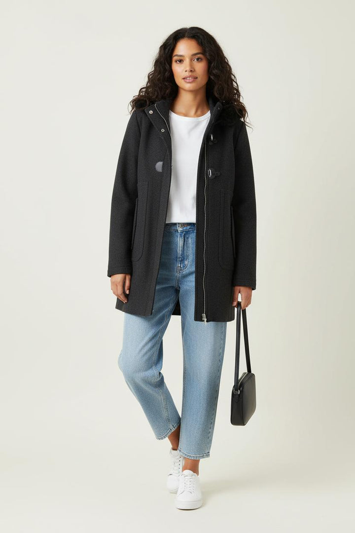 Duffle-coat Gris - Taille L/40 de la marque Caroll | PARAD90015 - Vendu par Paradigme - Image 1