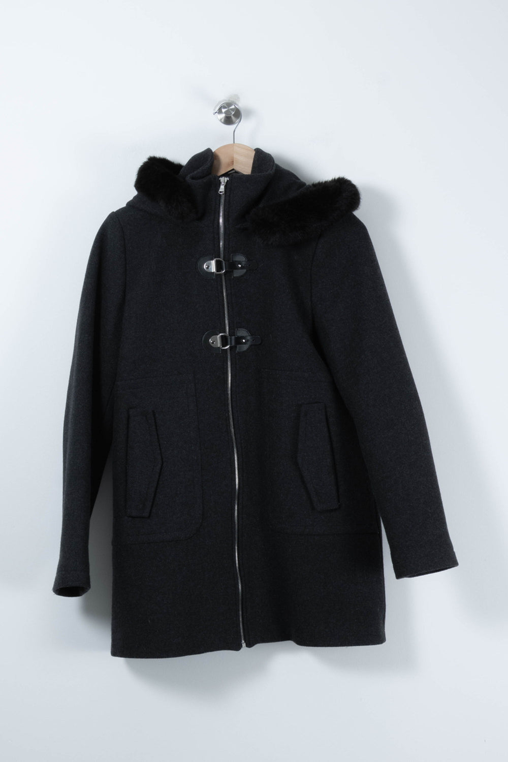 Duffle-coat Gris - Taille L/40 de la marque Caroll | PARAD90015 - Vendu par Paradigme - Image 2