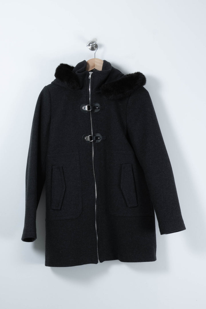 Duffle-coat Gris - Taille L/40 de la marque Caroll | PARAD90015 - Vendu par Paradigme - Image 2