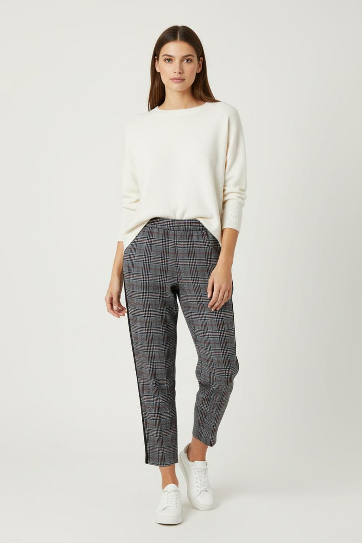 Pantalon Carreaux Gris et Noir - Taille XXL/44 de la marque Marina Rinaldi | PARAD90018 - Vendu par Paradigme - Image 1