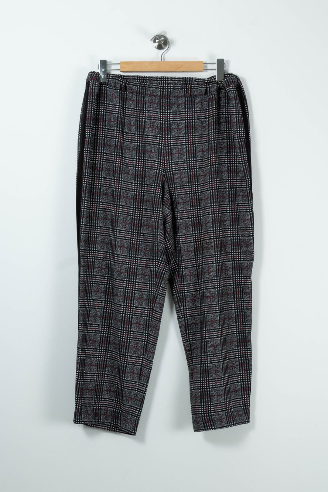 Pantalon Carreaux Gris et Noir - Taille XXL/44 de la marque Marina Rinaldi | PARAD90018 - Vendu par Paradigme - Image 2